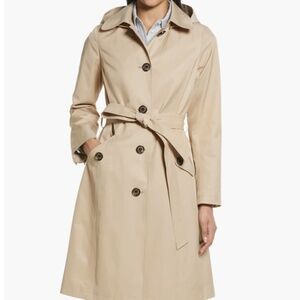 Sam Edelman Water Repellent Belted Trench